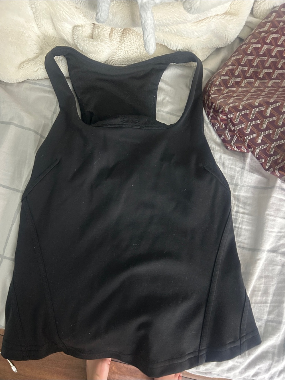 lululemon athletica Black Racerback Tank Top
